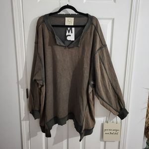 Oversized tunic (free people dupe)